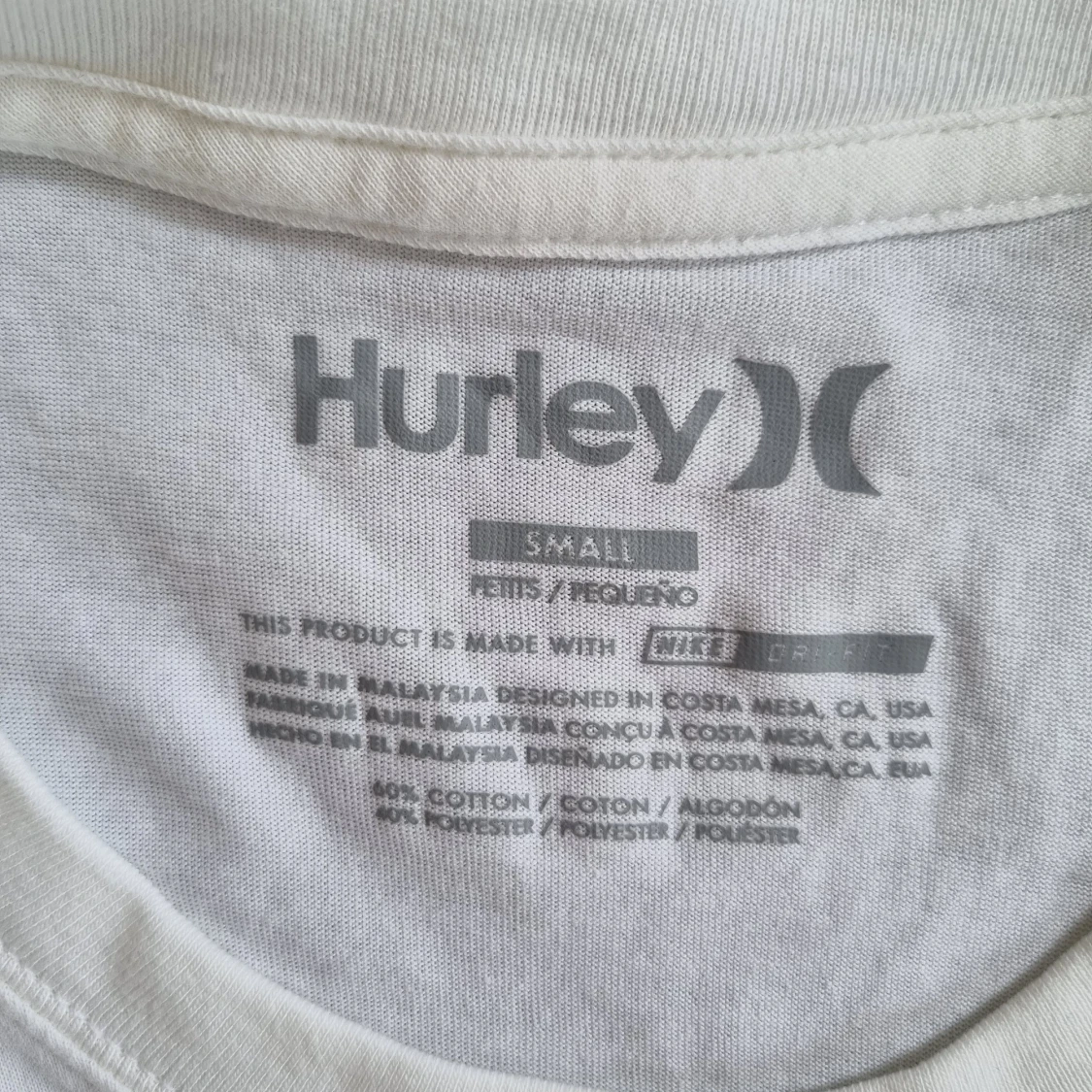 Vit långärmad t-shirt från Hurley - 4