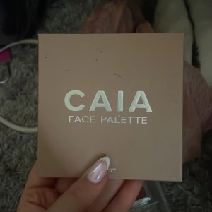 CAIA Face Palette Sassy - Säljer CAIA Face Palette Sassy med fyra puder: en kallbrun contour, en varm bronzer, en rosa rouge och en skimrande highlighter. Paletten har spegel och är i snygg beige förpackning. Perfekt för att skapa en fräsch bas och glow.