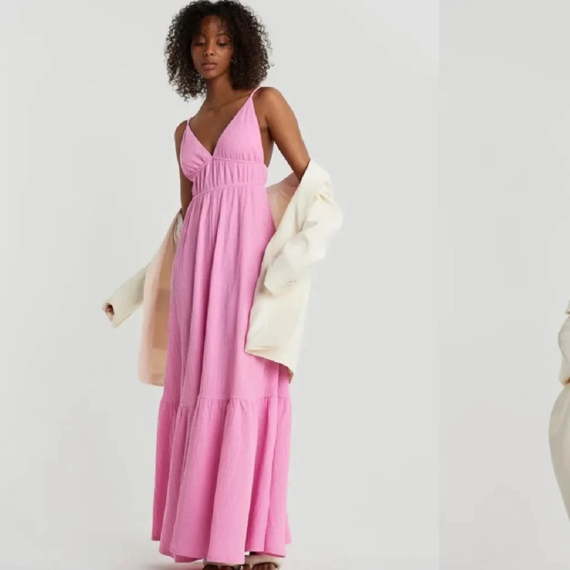 Rosa Gina Tricot Carmen Maxi Dress