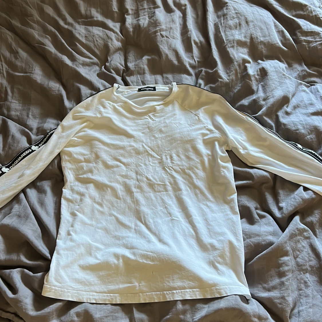 Vit långärmad tröja Dsquared2