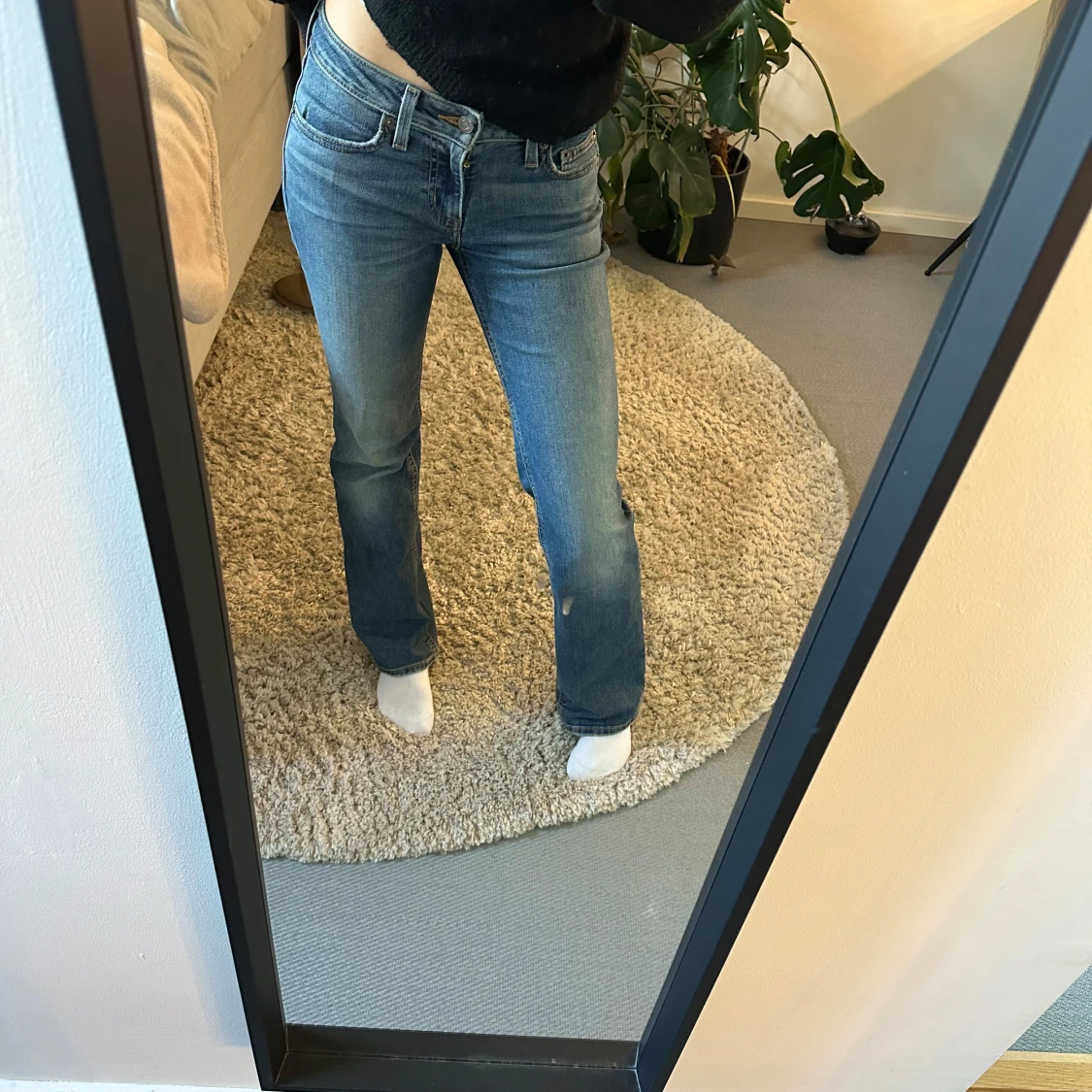 Levis 527 blå bootcut jeans - 1