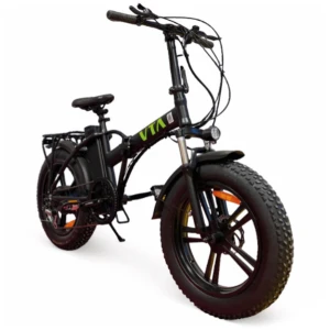 Rawbike elcykel Fatbike - ✔ Hopfällbar konstruktion – enkel att ta med i bilen, båten eller ställa undan hemma ✔ Extra breda 4” däck – ta dig fram i snö, slask, sand eller terräng ✔ Stark 48V/250W borstlös motor – godkänd för vägtrafik, stark i uppförsbackar ✔ Mattsvart förstärkt aluminiumram – robust, stilren och tålig ✔ Skivbromsar fram och bak – trygg bromsverkan oavsett väder ✔ Shimano 6-växlat system – välbeprövad kvalité ✔ Stor LCD-display – styr elassistans, belysning och se fart, distans m.m. 80km räckvid