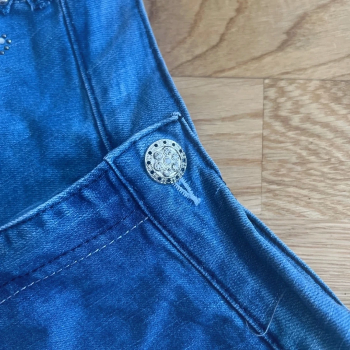 Blå Denim short y 2k M-L-XL - 2
