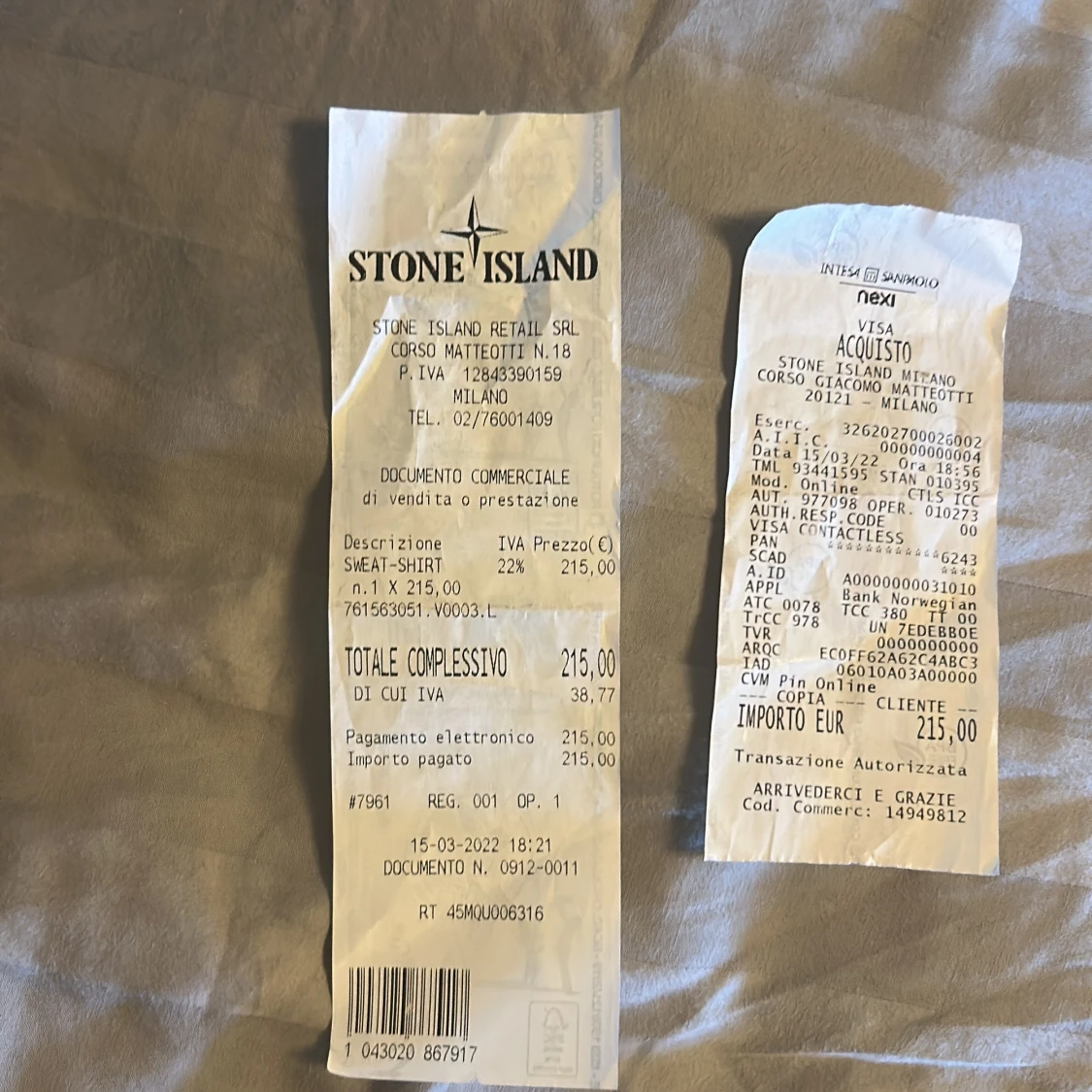 Vit sweatshirt från Stone Island - 3