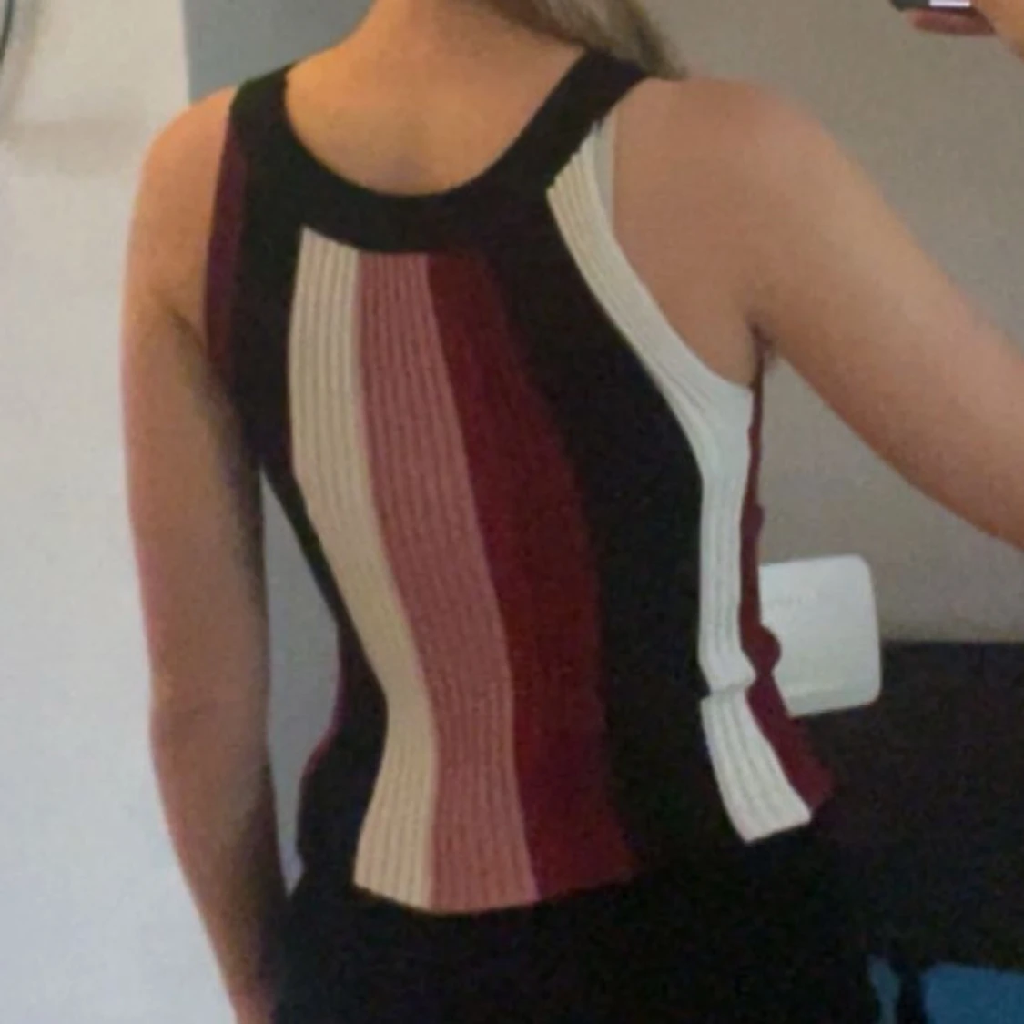 Randig ribbad linnetopp i flera färger - 1