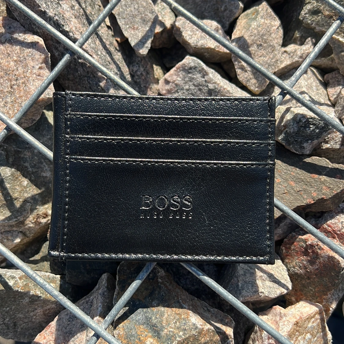 Svart cardholder från Hugo Boss
