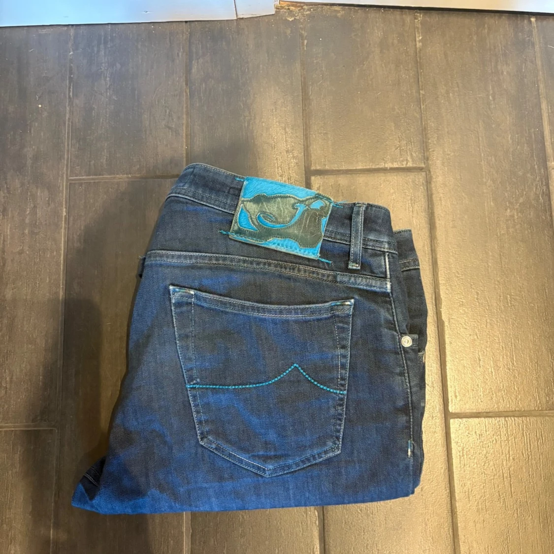 Mörkblå jeans från Jacob Cohen - 1