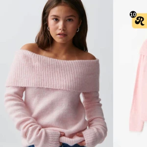 Rosa offshoulder tröja - Säljer en söt rosa offshoulder tröja med ribbad kant. Tröjan är använd några gånger men i bra skick. Från Gina tricot och nypris är 249kr! Hör av er vid frågor och pris går att diskutera! Storleken är 164💕