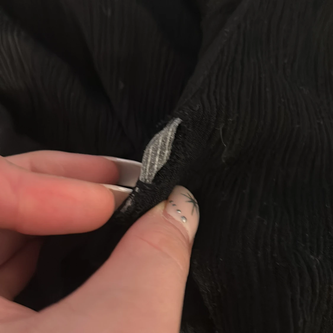 Svart ribbad linnetopp Stylein XS - 2