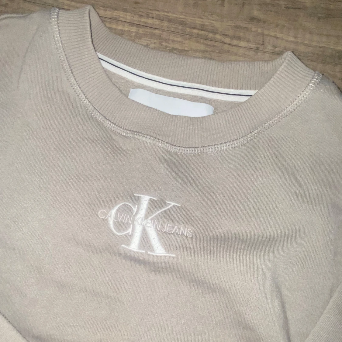 Beige Calvin Klein Jeans sweatshirt - 1