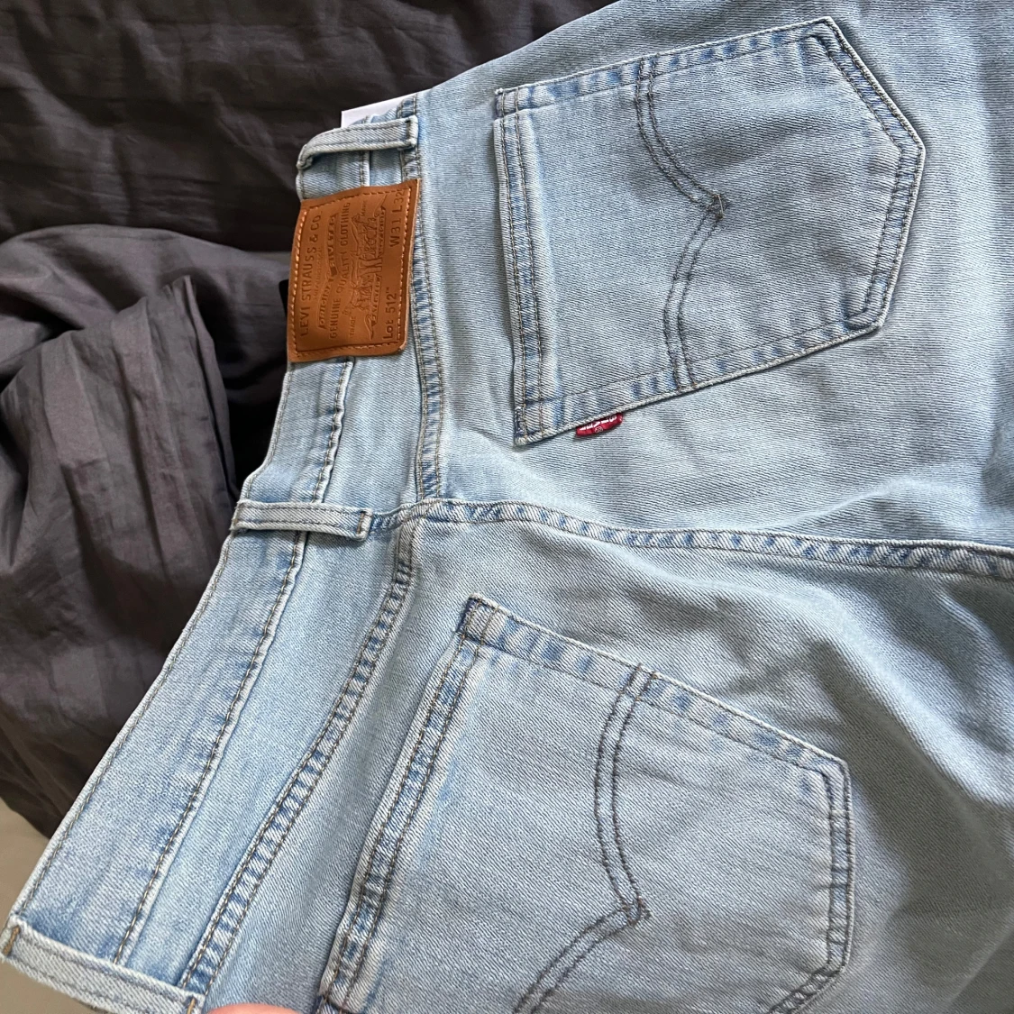 Levi's 512 ljusblå jeans W31 L32 - 1