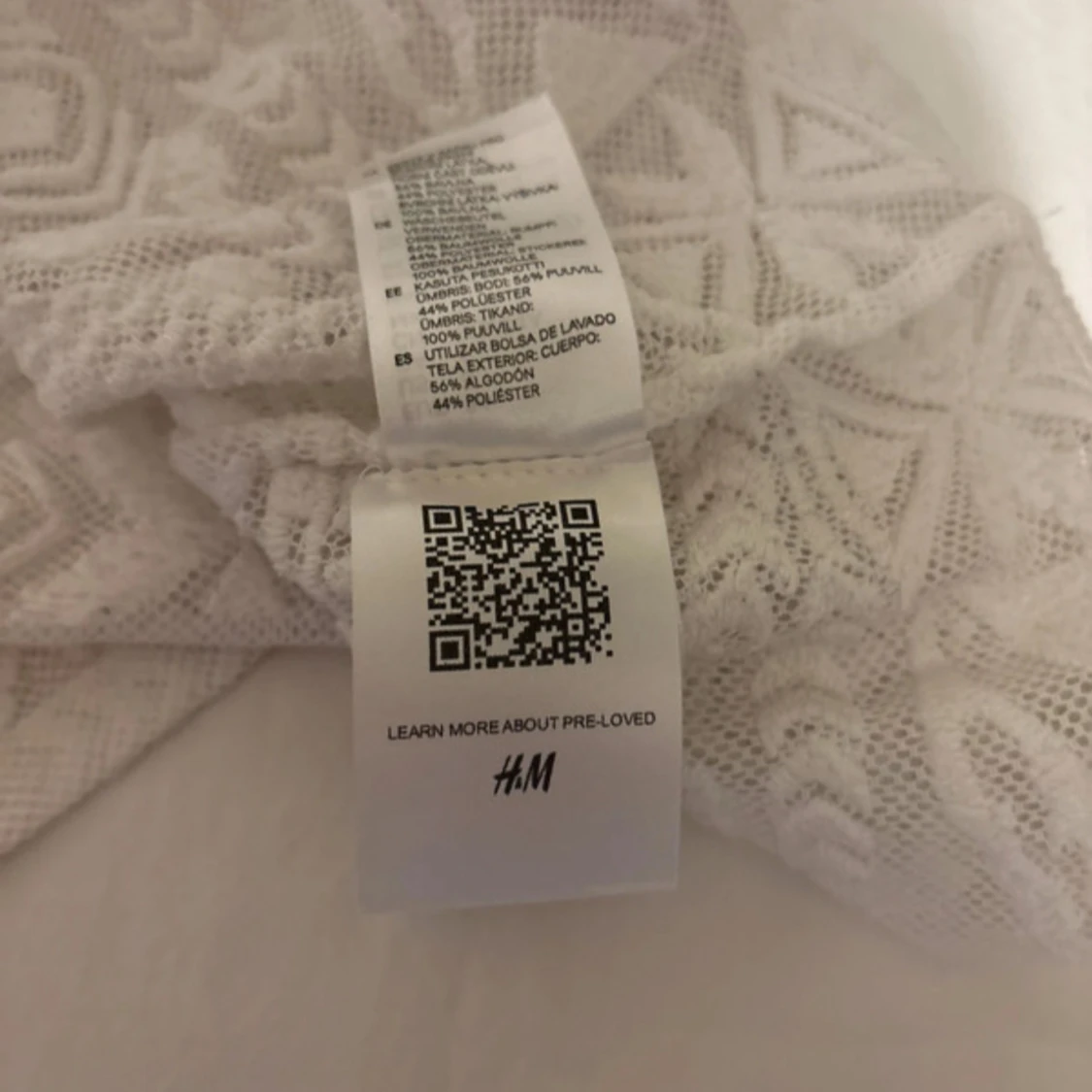 Vit spetsblus/kortklänning Isabel Marant x H&M - 3