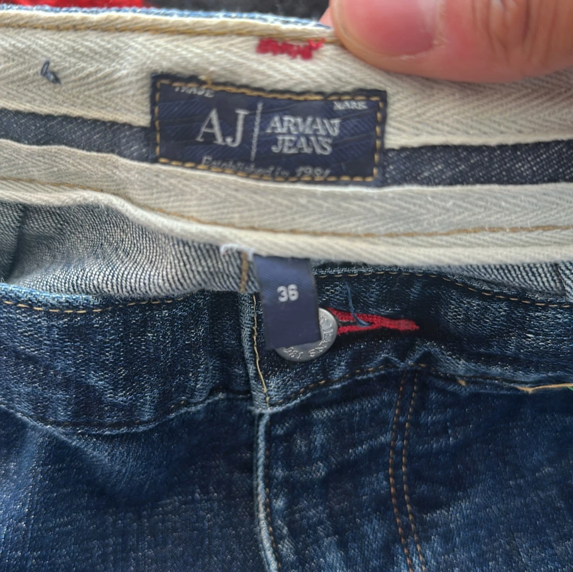 Blå jeans från Armani Jeans, stl 36 - 2