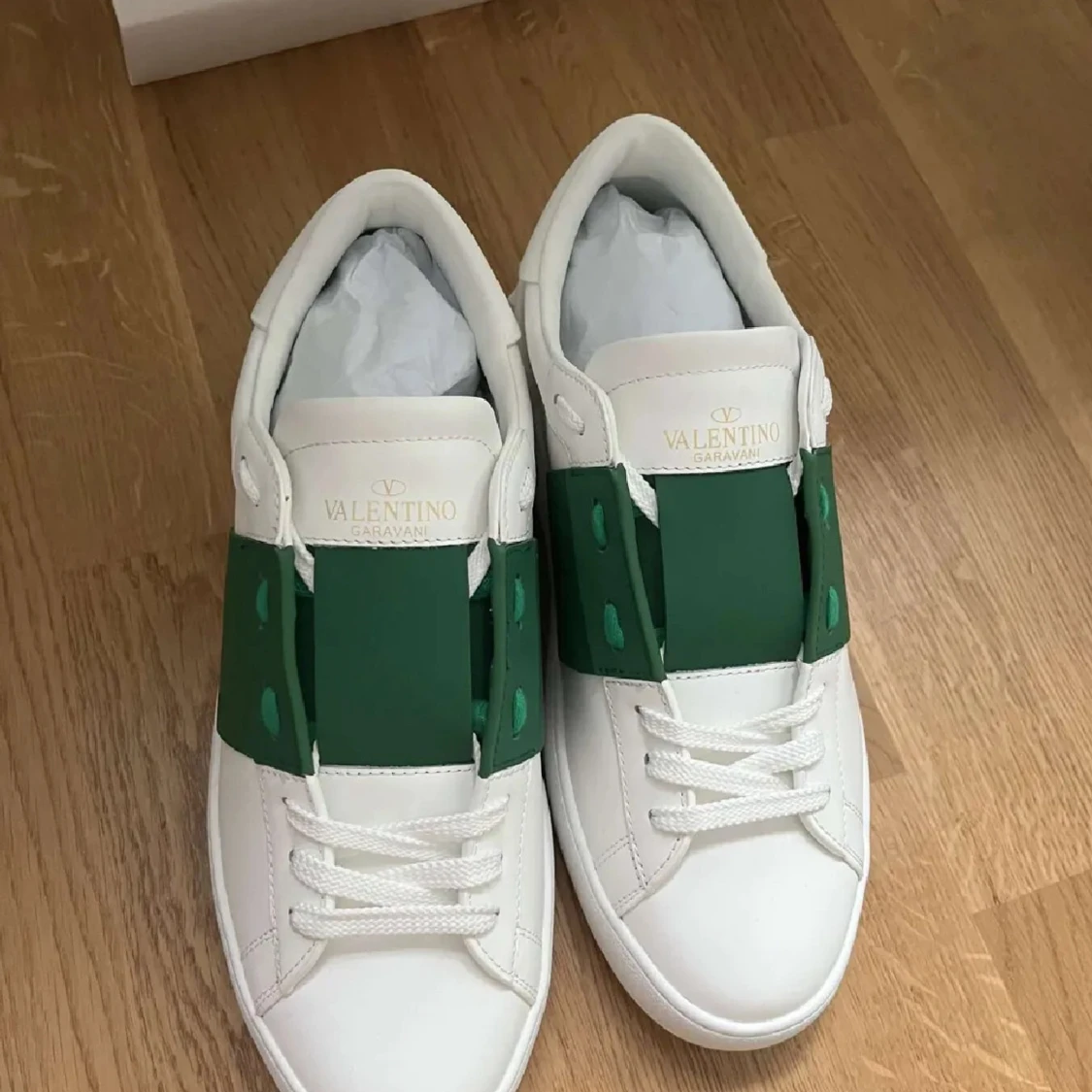 Valentino Garavani Open sneakers vit/grön