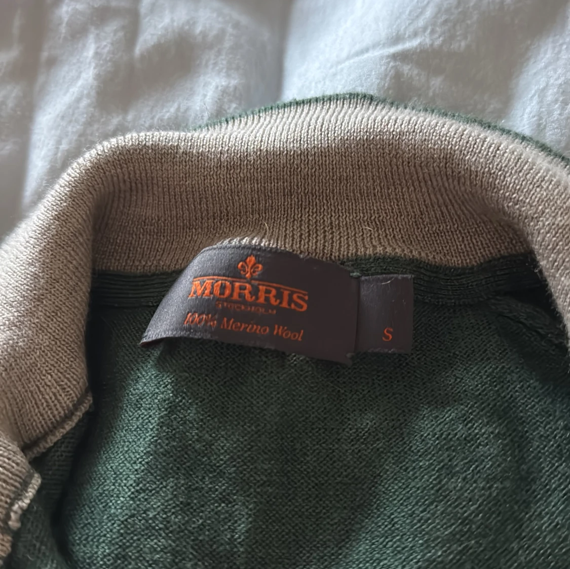 Grön merinoulltröja från Morris - 3