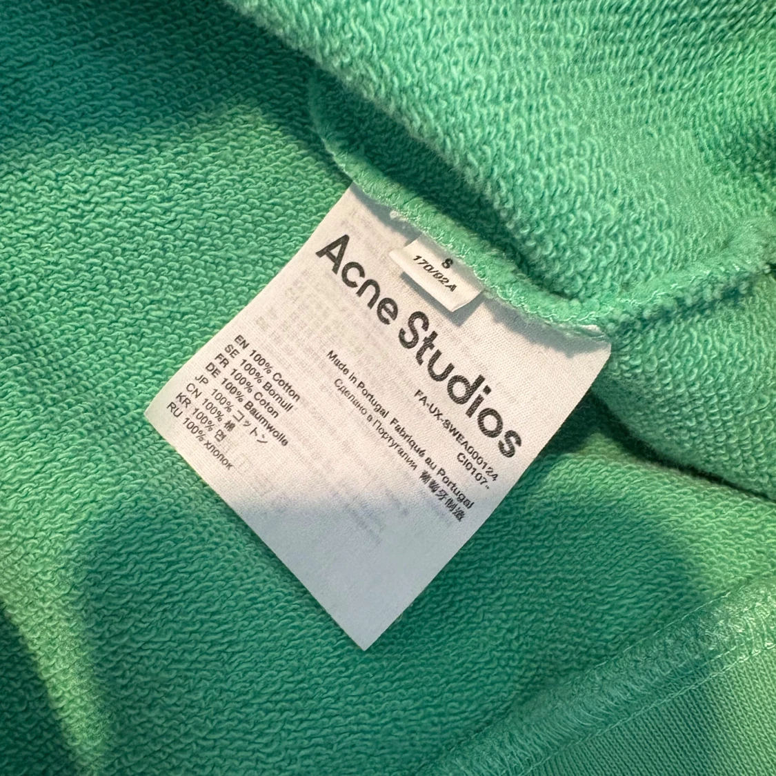 Grön hoodie från Acne Studios - 1