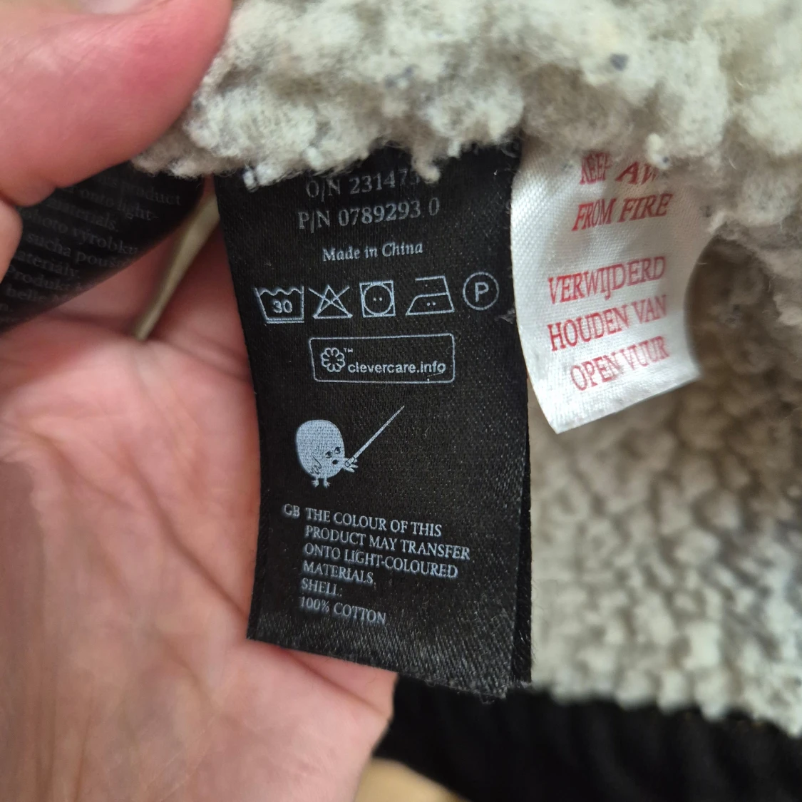 XS Monki svart pilefodrad jeansjacka - 4