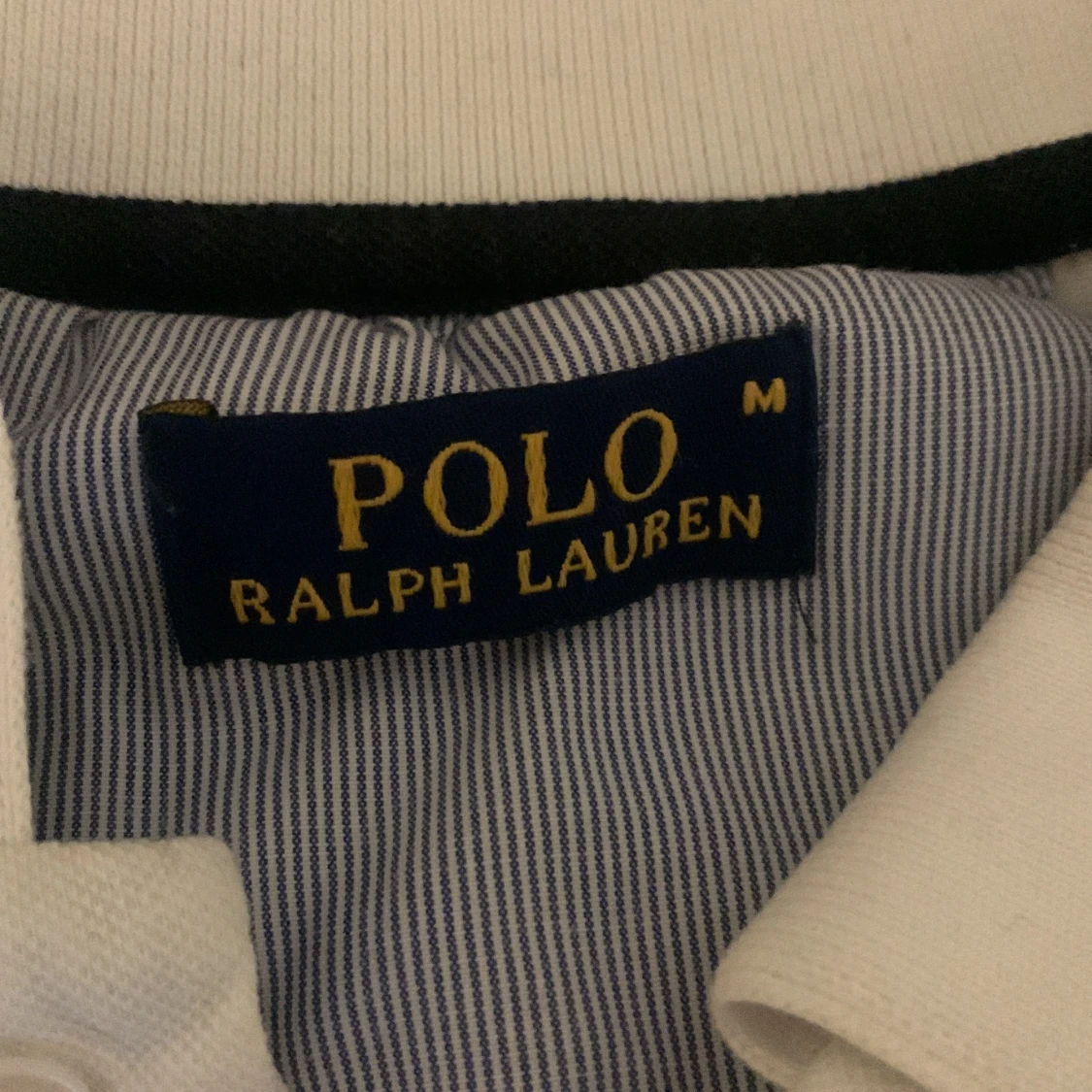 Vit kortärmad pikétröja från Ralph Lauren - 2