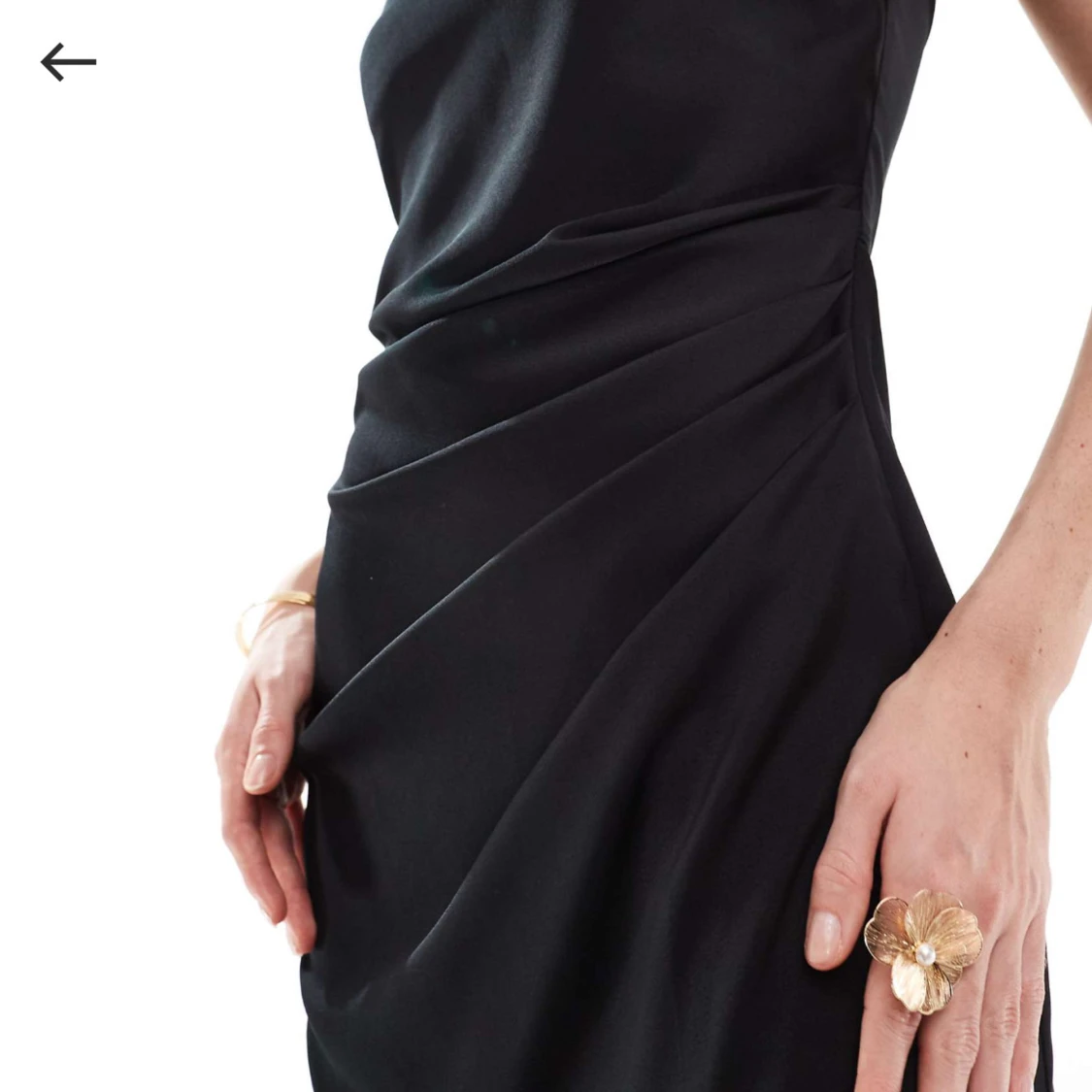 Svart bandeauklänning - 2