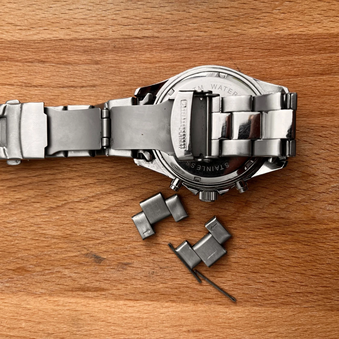 Orange och silver Chronotech herrklocka från champion  - 2