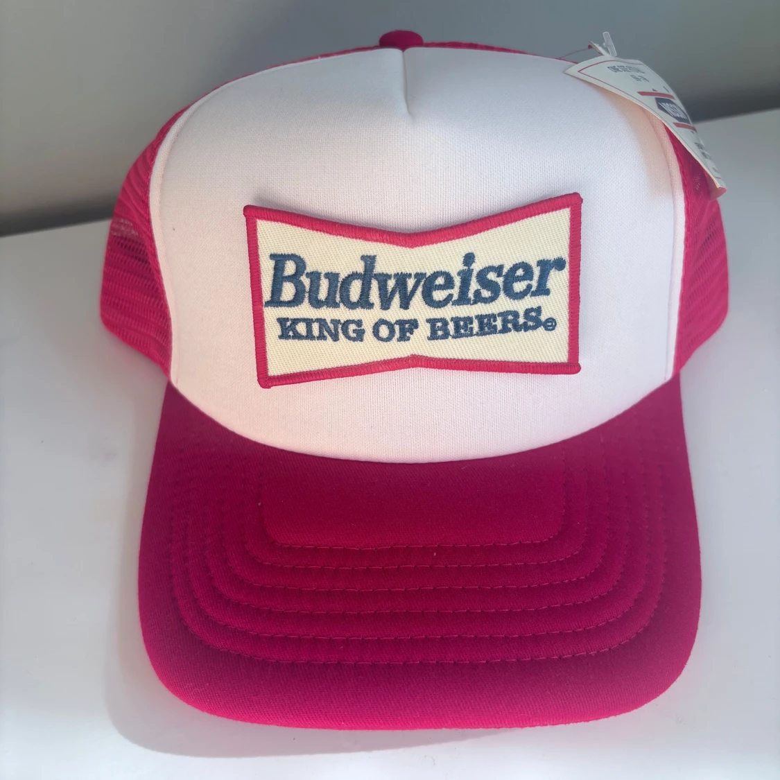 Vintage Budweiser trucker keps
