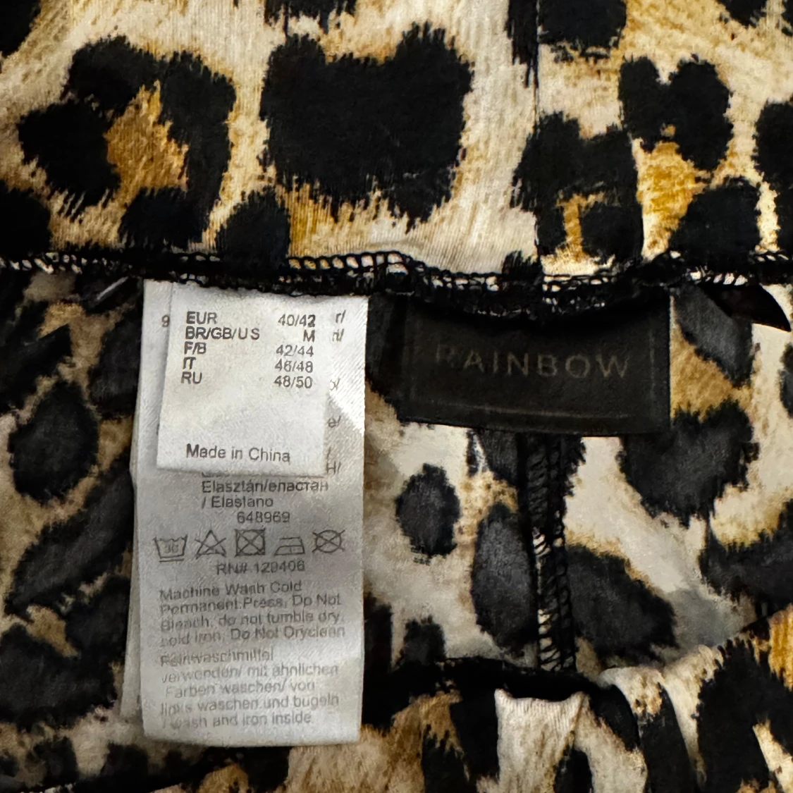 Leopardmönstrade byxor - 2