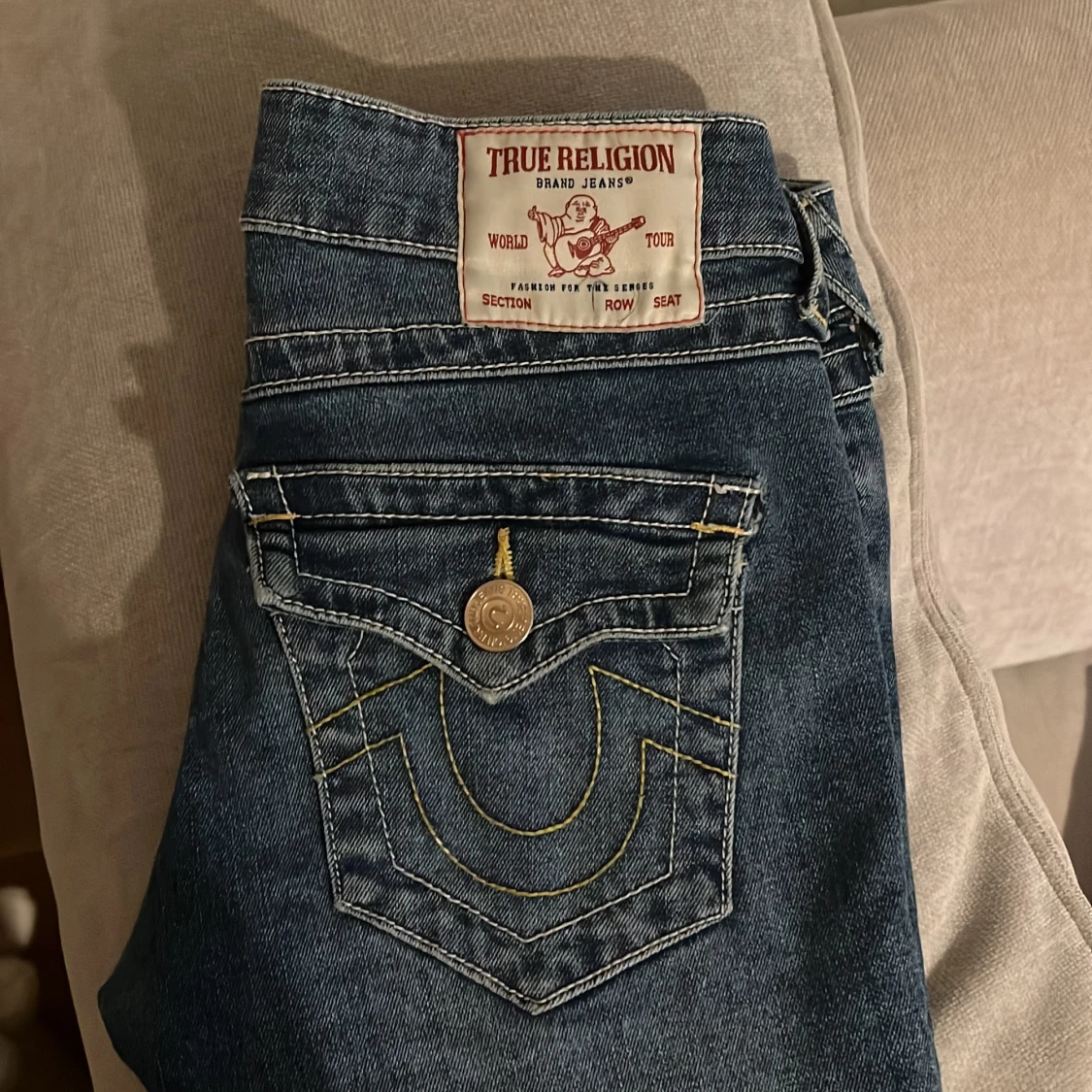 True Religion Joey Low Rise Flare Jeans - 2