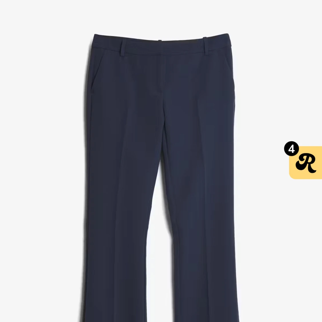 Svarta Populära Lågmidjade kostymbyxor - 1