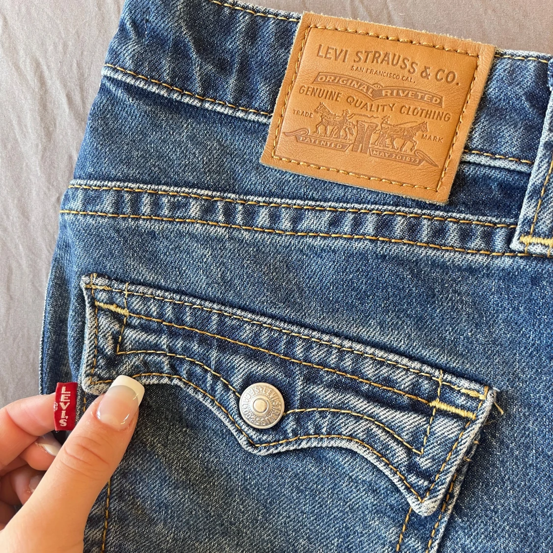 Levi's Bootcut jeans blå strl 26 - 1