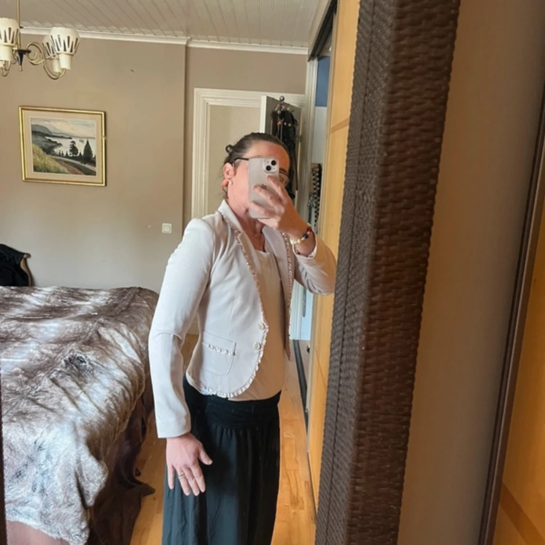 Beige/rosa kavaj från H&M - 4