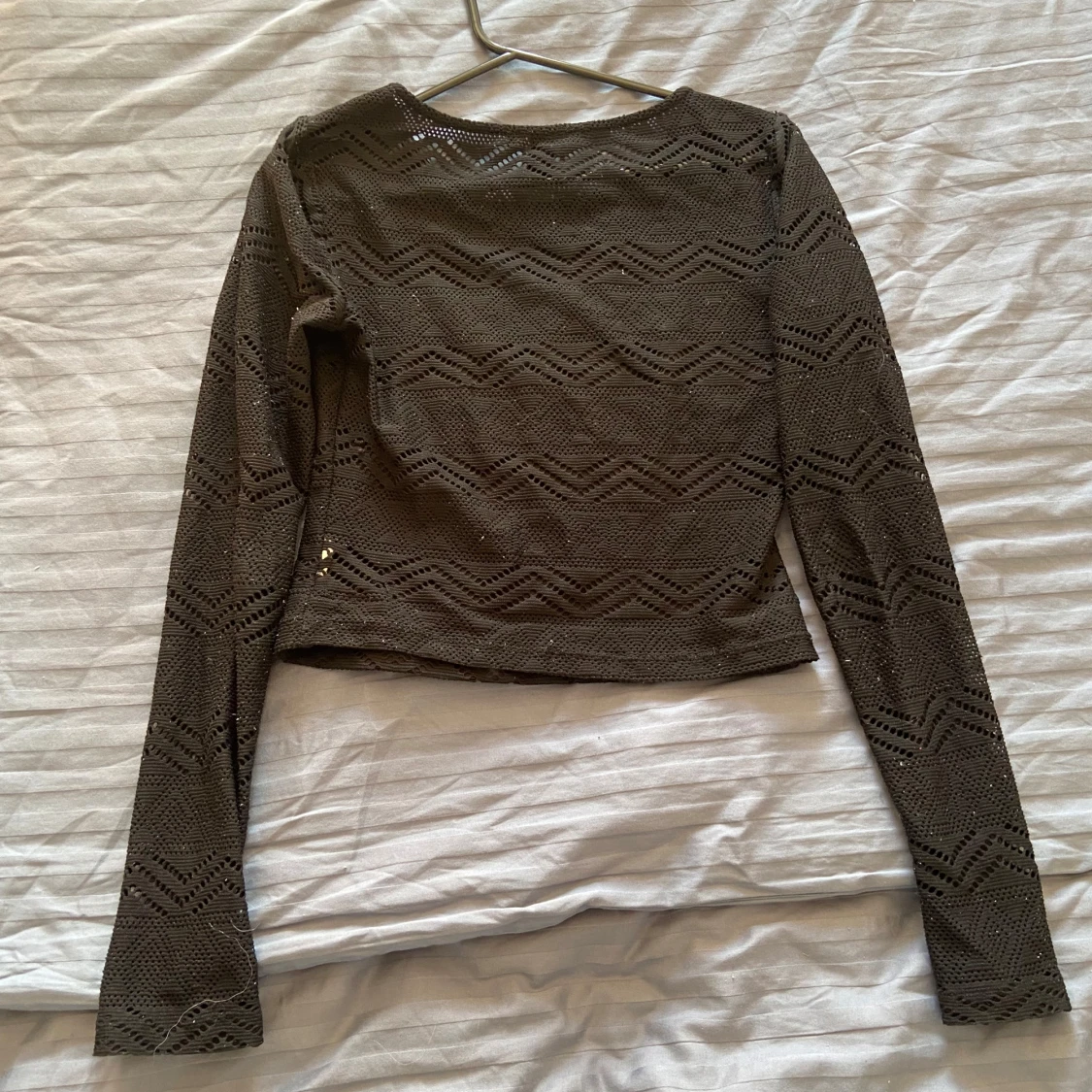 Brun stickad topp från XXI - 1