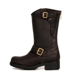 Bruna läderboots  - Säljer ett par mörkbruna Johnny bulls liknande boots, skriv för fler bilder🩷