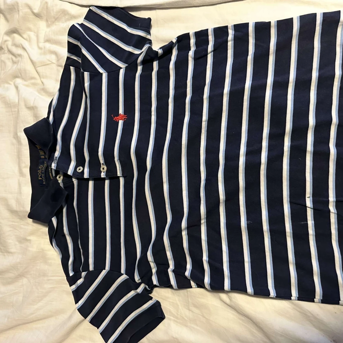 Randig pikétröja från Ralph Lauren