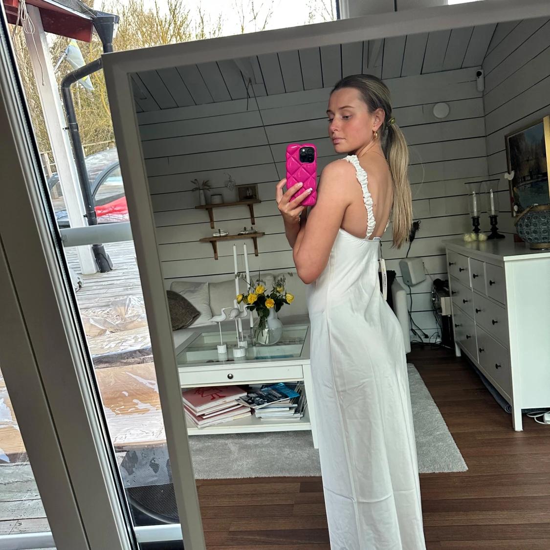 Vit långklänning från Adoore - 2