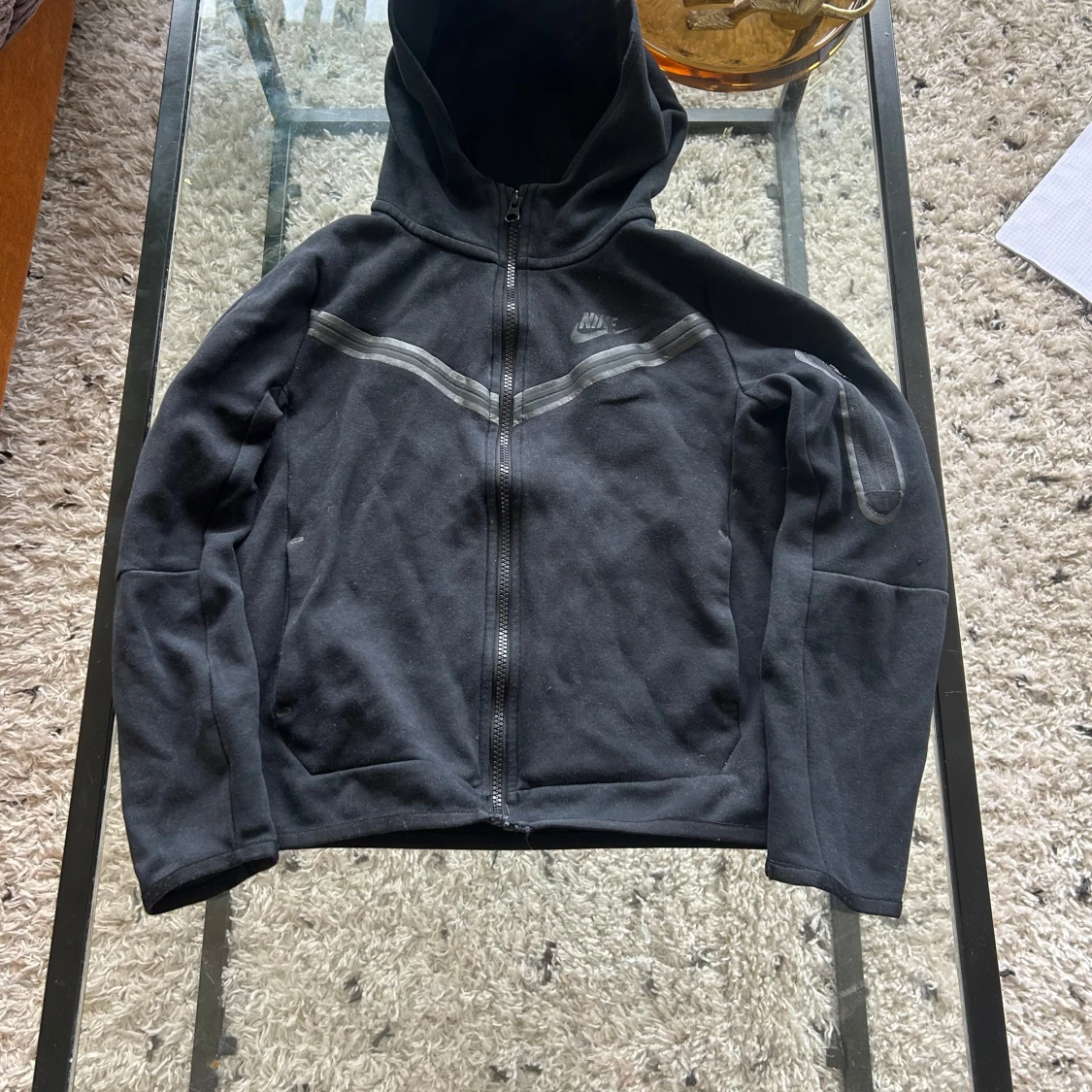 Svart Nike tech hoodie