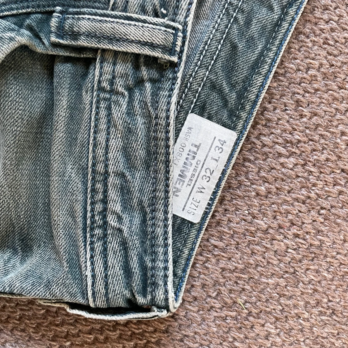 Mud washed diesel jeans  - 1