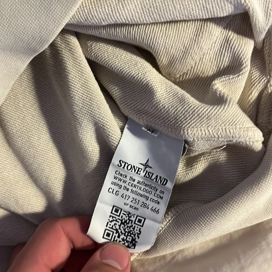 Beige hoodie från Stone Island - 3