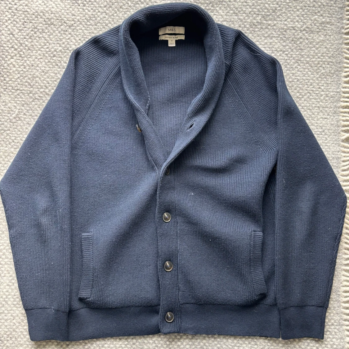 Mörkblå kofta från M&S - 2