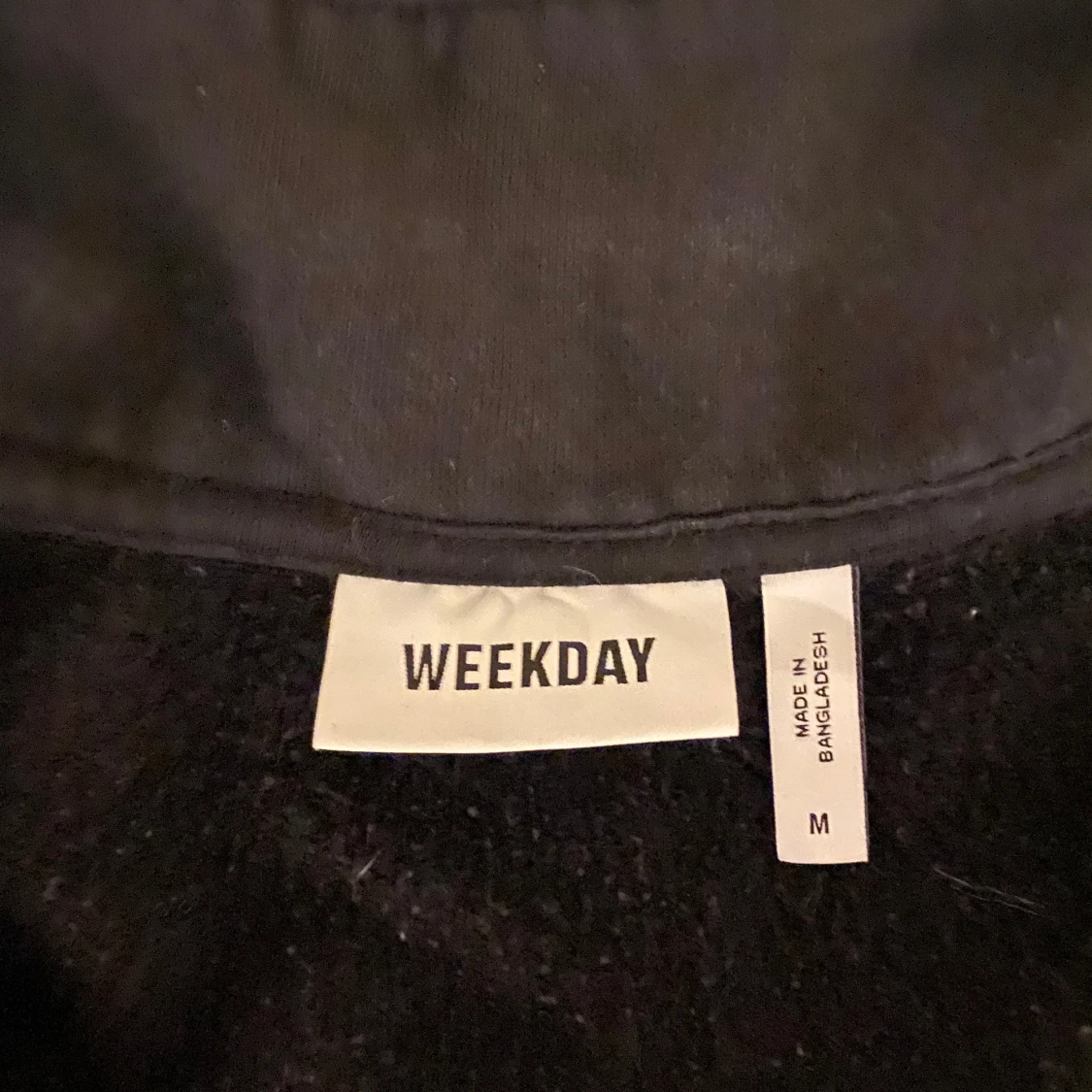 Svart halvzip tröja från Weekday - 2