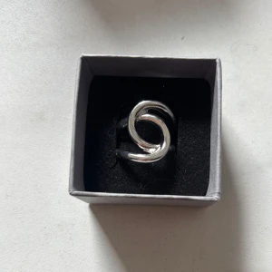 Silverring - Säljer denna silver ringen. Aldrig använd, vet inte om den rostar eller om man blir grön av den. Aldrig använd och ej justerbar. OBS! Asken medföljer ej! Läs gärna min bio🥰obs!! Skriv innan köp säljer på fler ställen!!