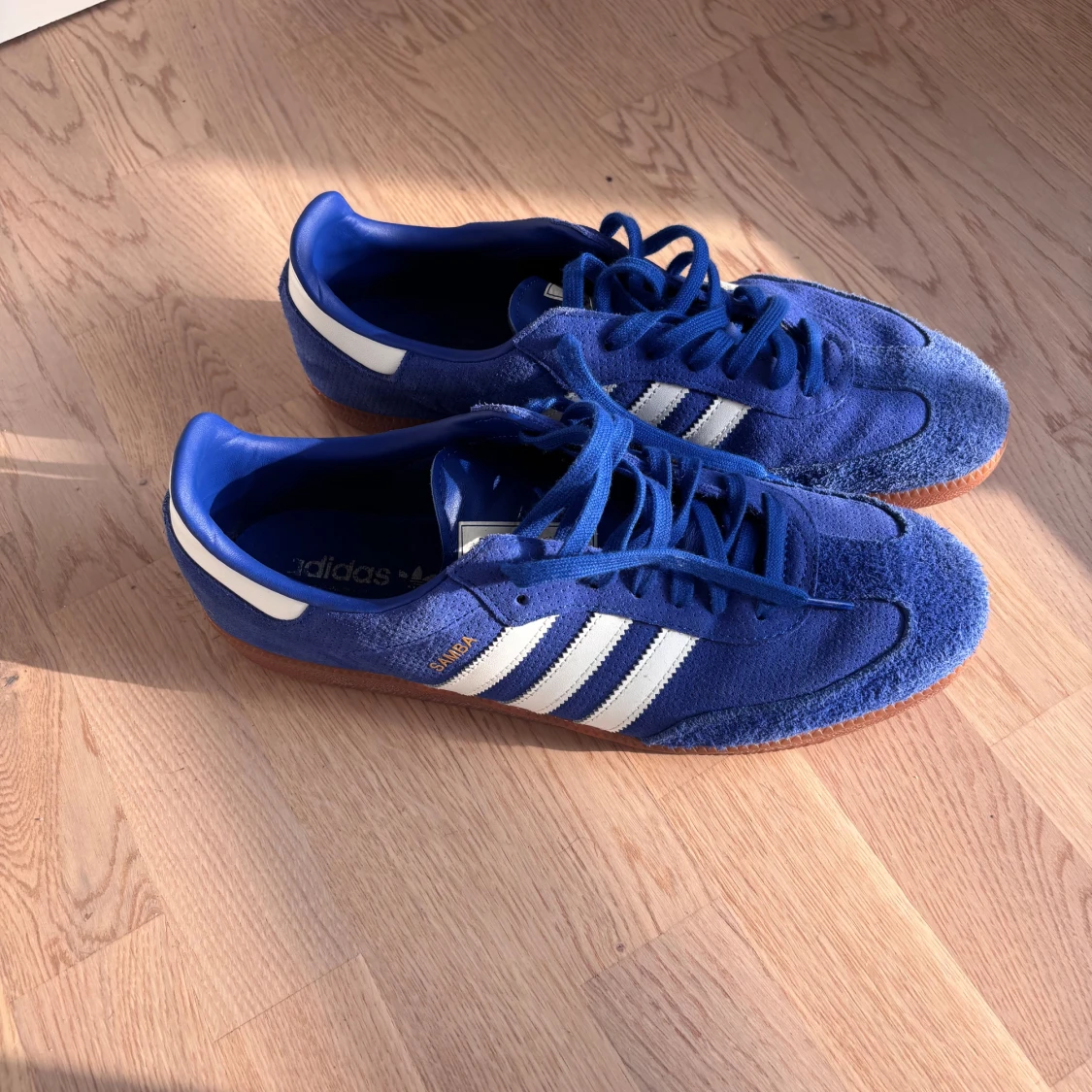 Blå Adidas Samba sneakers strl 42 - 1