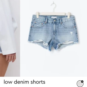 Blå jeansshorts gina - Super snygga blå jeansshorts med slitningar från Gina som är helt slutsålda! Perfekt nu till sommaren, storlek 38. Köpts förra sommarn, så dom är i bra skick! Bara att höra av dig om du skulle ha frågor🥰