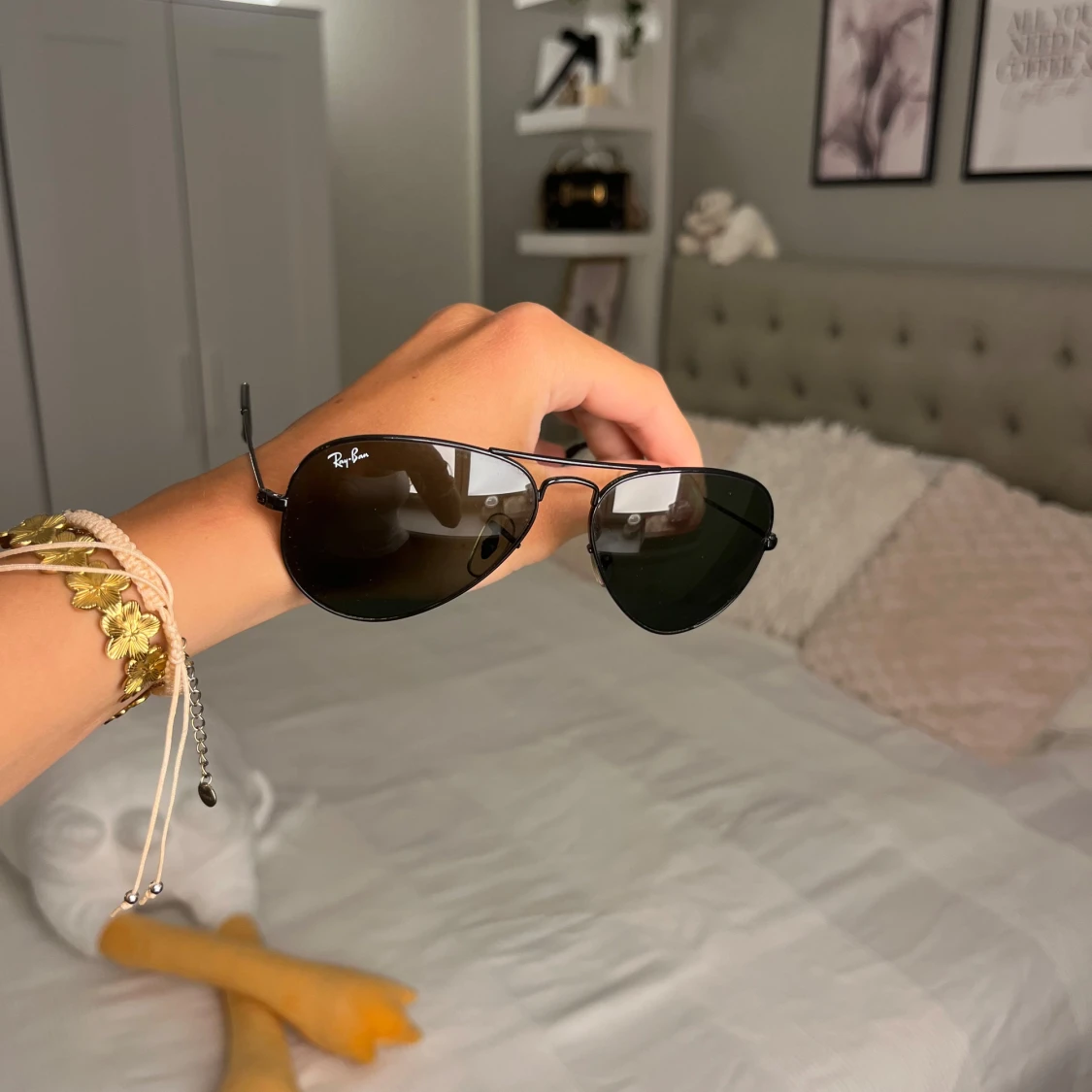 Svarta Ray-Ban aviator glasögon - 1