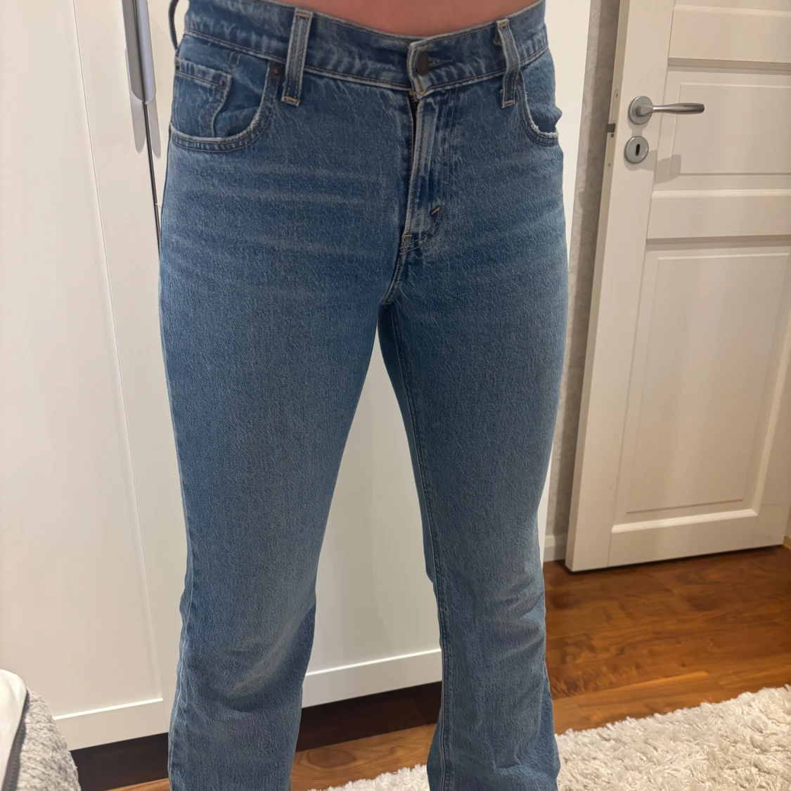 Levi's 501 blå bootcut jeans - 1