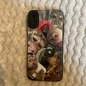 Mobilskal - Roligt mobilskal med apor på!🐒
