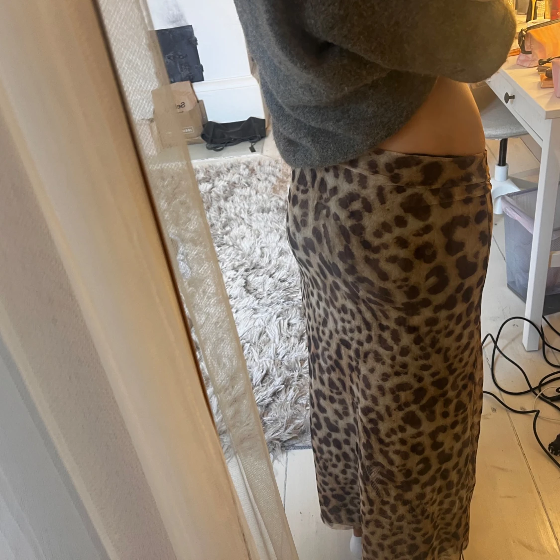 Leopard långkjol - 1