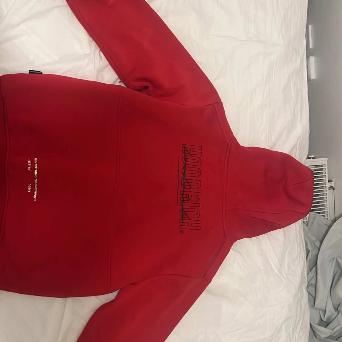 Röd hoodrich hoodie - 1