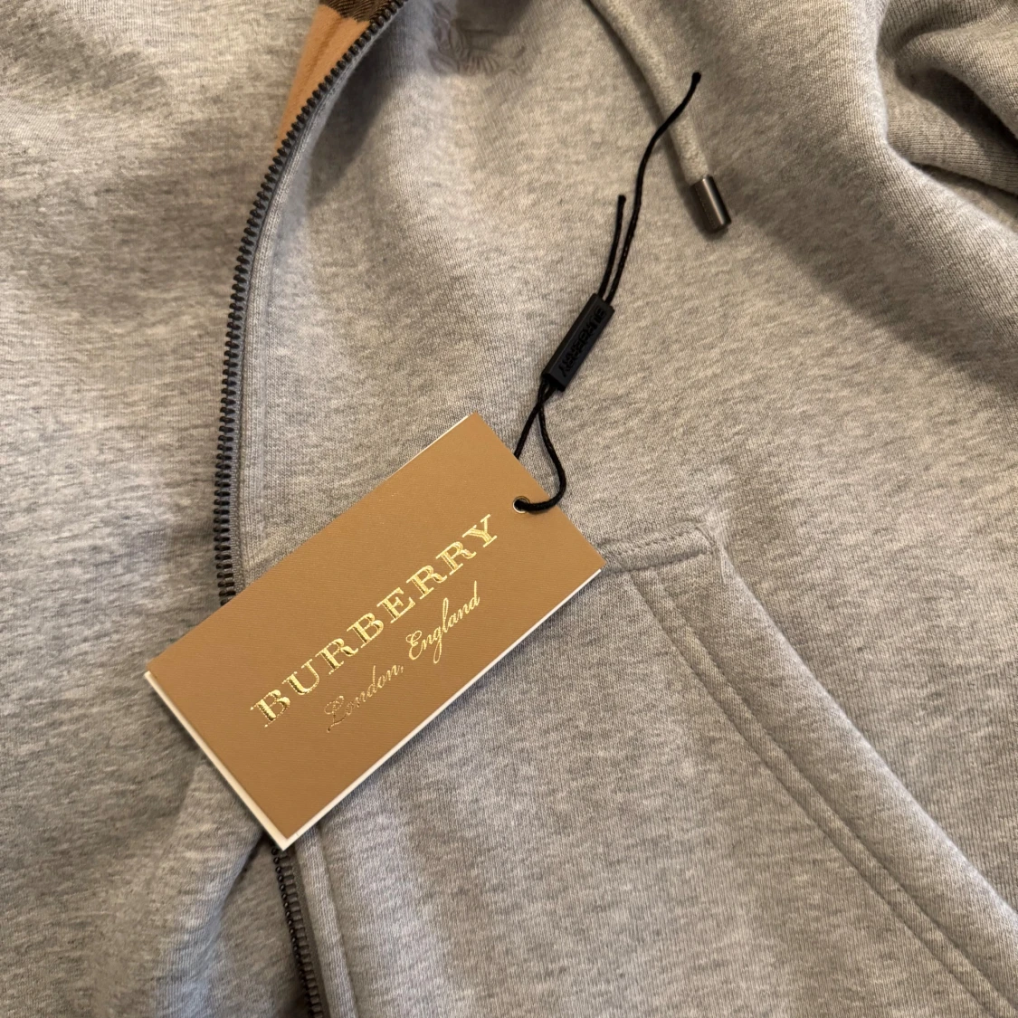 Grå hoodie från Burberry - 3