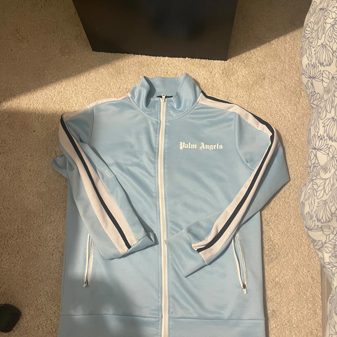 Palm Angels ljusblå kofta