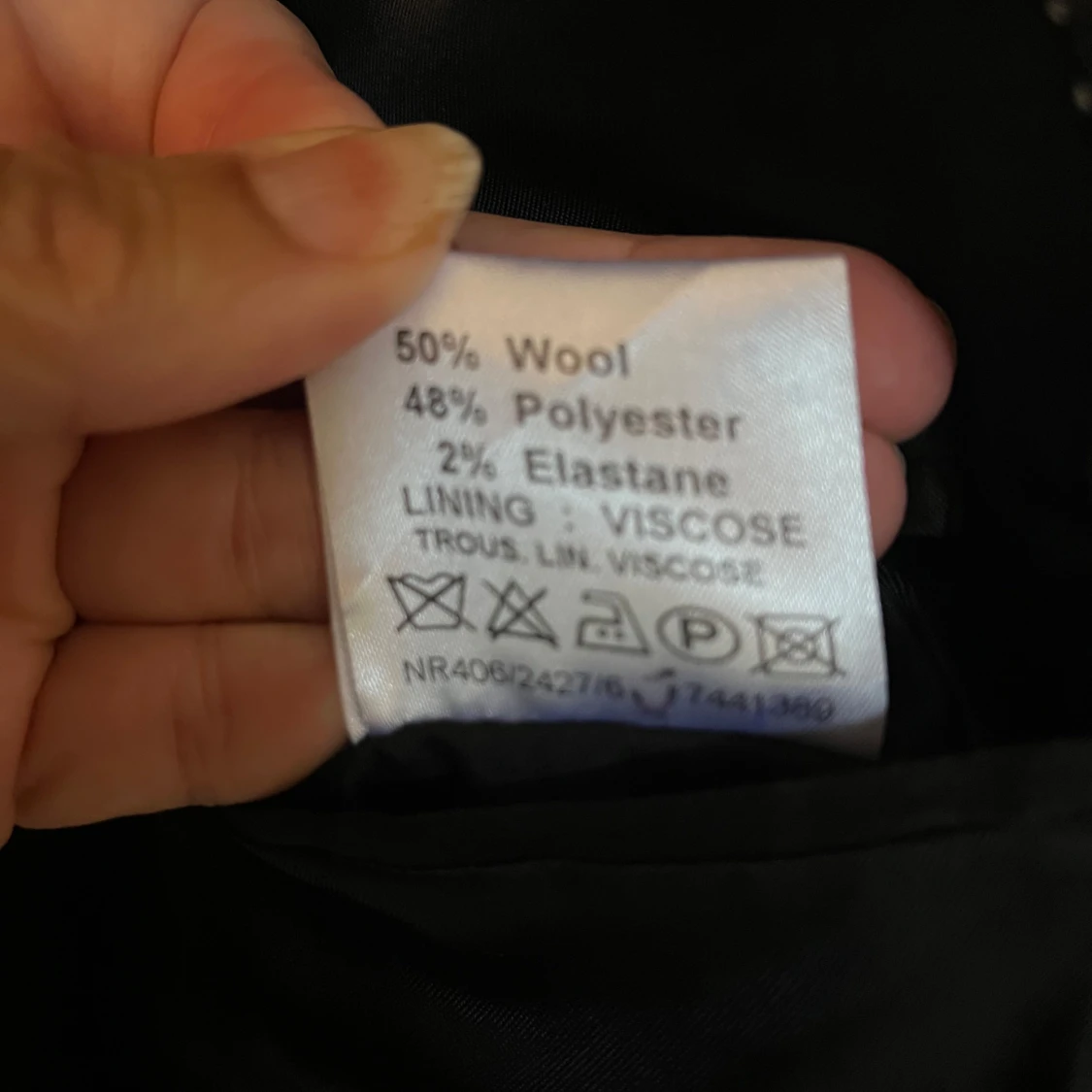 Svartgrå rutig kostym från SIR Regular Fit - 2